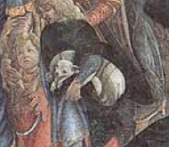 L'oeuvre "Scène de la vie de Moïse", peinte en 1482 par l'artiste peintre et Grand Maître Sandro Botticelli, exposée au musée Chapelle Sixtine, Vatican, appartient au mouvement Renaissance